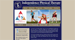 Desktop Screenshot of independencephysicaltherapy.com